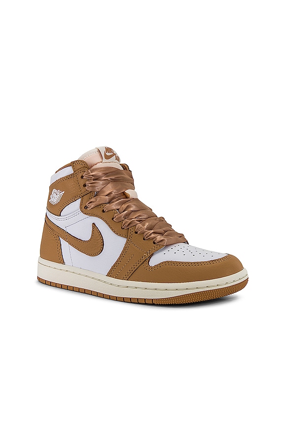 view 2 of 6 КРОССОВКИ AIR JORDAN 1 RETRO HI OG in Praline & White