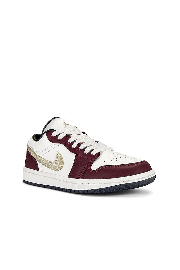 view 2 of 6 ZAPATILLA DEPORTIVA AIR JORDAN 1 LOW in Sail, Metallic Gold, & Dark Team Red