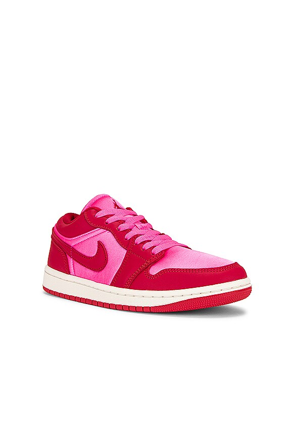 view 2 of 6 SNEAKERS AIR JORDAN 1 LOW in Pink Blast, Chile Red, & Sail