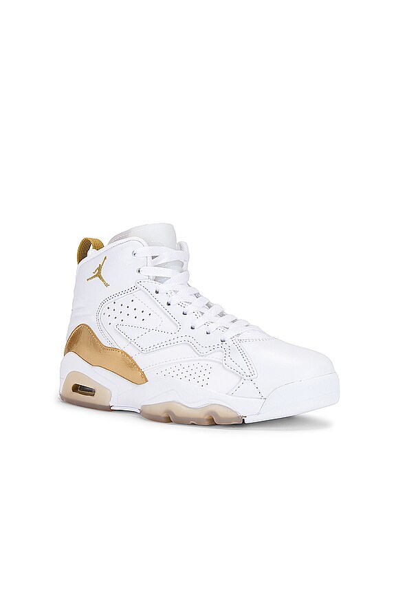 view 2 of 6 ZAPATILLA DEPORTIVA JORDAN MVP in White, Metallic Gold, & Gum Light Brown