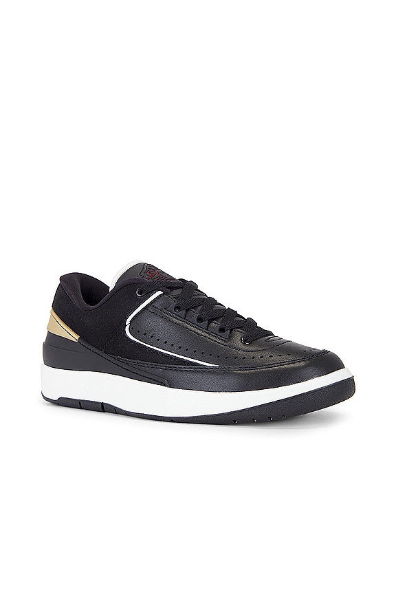 view 2 of 6 SNEAKERS AIR JORDAN 2 RETRO LOW in Black, Varsity Red, & Metallic Gold