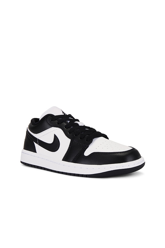 view 2 of 6 Air Jordan 1 Low Sneaker in White & Black