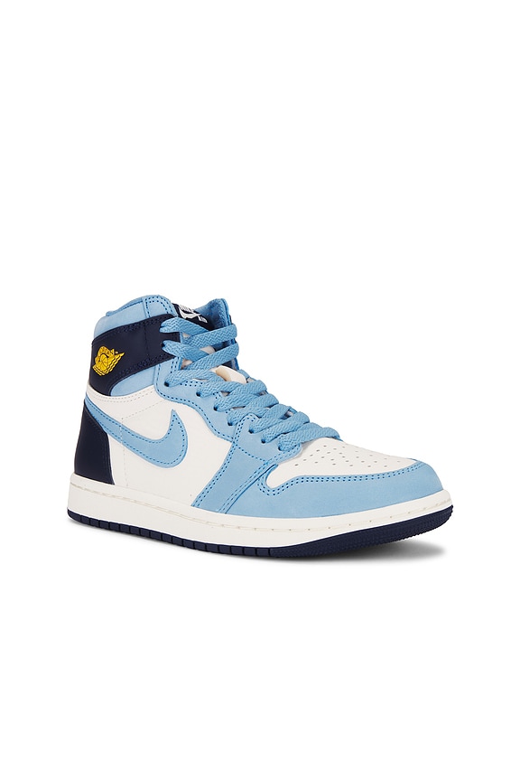 view 2 of 7 ZAPATILLA DEPORTIVA AIR JORDAN 1 RETRO HIGH OG in University Blue, University Gold, & Sail