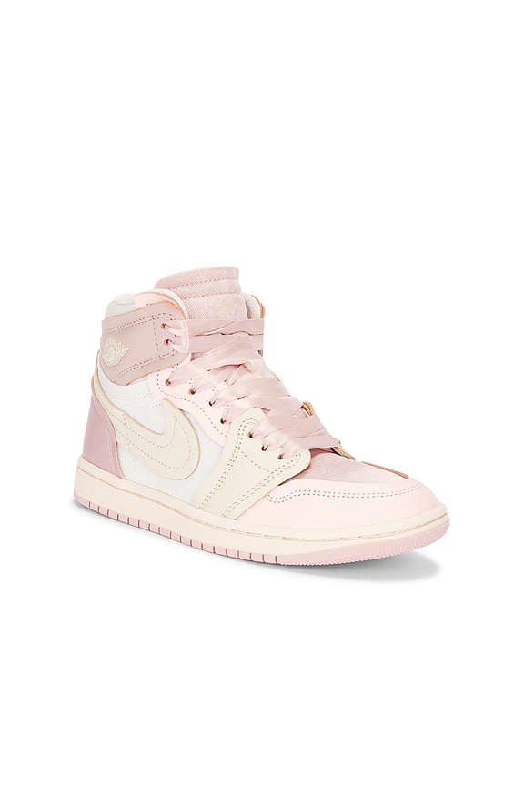 view 2 of 7 Air Jordan 1 High Methods Of Make Sneaker in Pink Oxford & Legend Light Brown