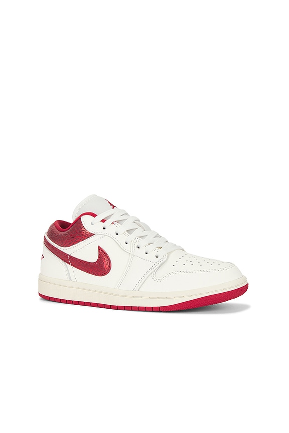 view 2 of 6 Air Jordan 1 Low Se Sneaker in Sail, Varsity Red & Team Red