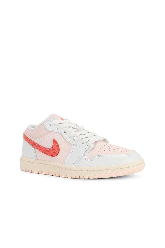 view 2 of 7 ZAPATILLA DEPORTIVA AIR JORDAN 1 LOW SE in Summit White, Magic Ember & Light Soft Pink