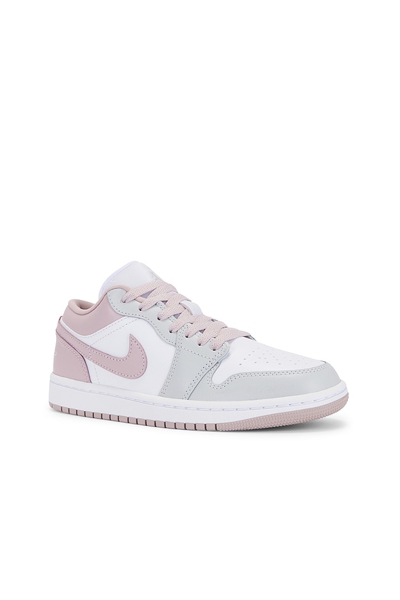 view 2 of 6 Air Jordan 1 Low Sneaker in Particle Rose, Enigma Stone & White