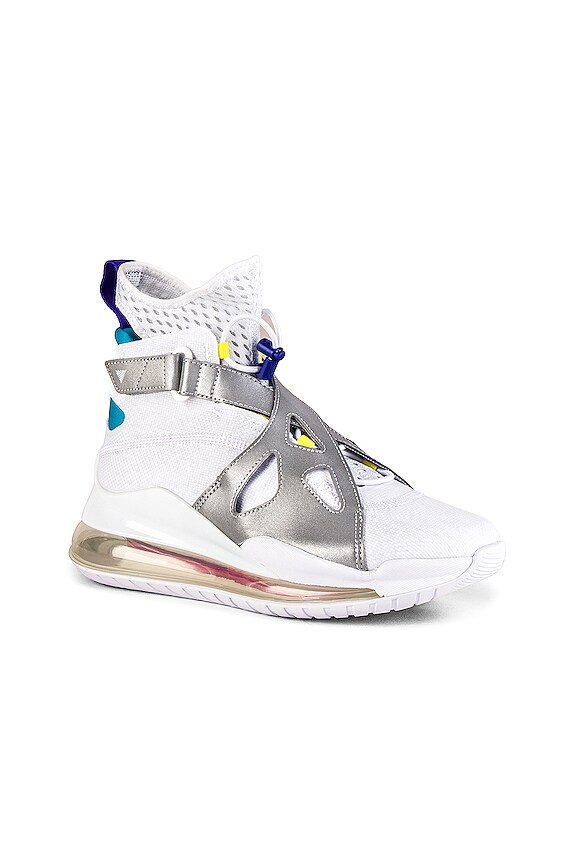 view 2 of 7 720 Latitude Sneaker in White & Aquatone