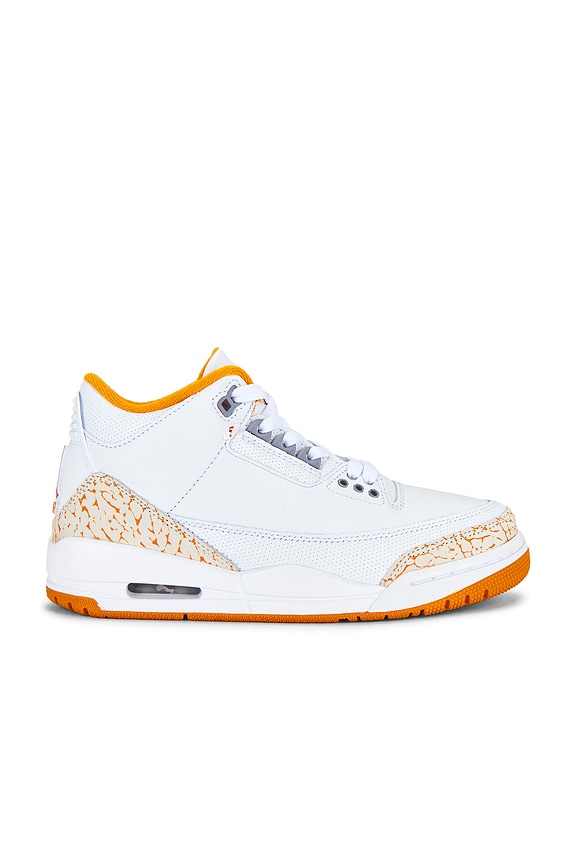 view 1 of 6 Air Jordan 3 Retro Sneaker in White & Multi-color