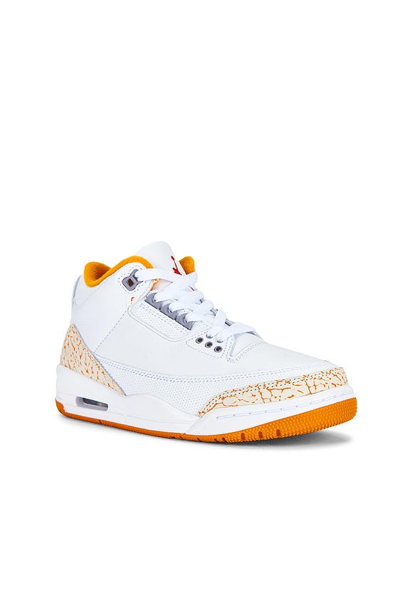 view 2 of 6 Air Jordan 3 Retro Sneaker in White & Multi-color