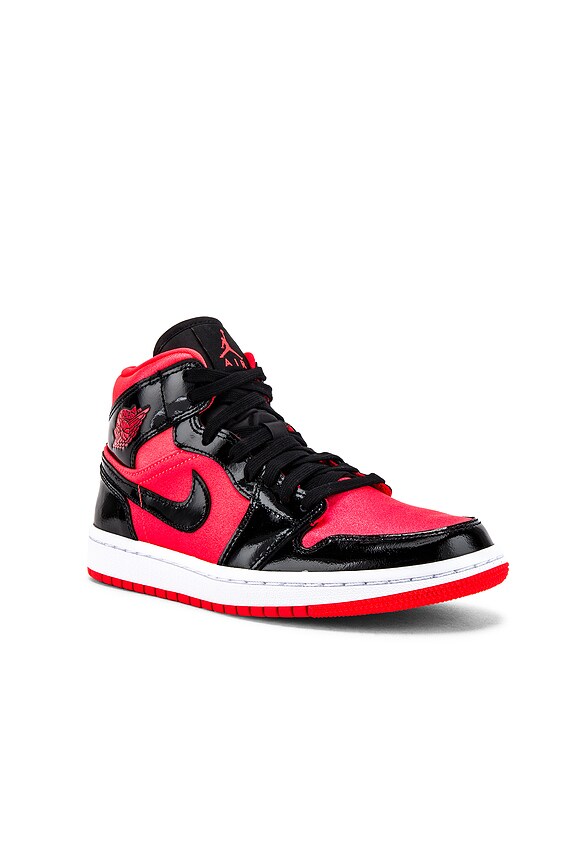 view 2 of 6 SNEAKERS AJ 1 MID in Burnt Crimson & Black