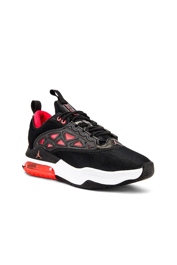 view 2 of 6 Air Max 200 XX Sneaker in Black, Bright Crimson & White
