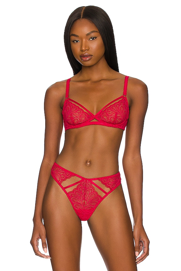 view 1 of 4 SOUTIEN-GORGE À ARMATURES KARINA in Rouge