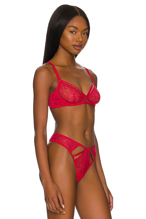 view 2 of 4 SOUTIEN-GORGE À ARMATURES KARINA in Rouge