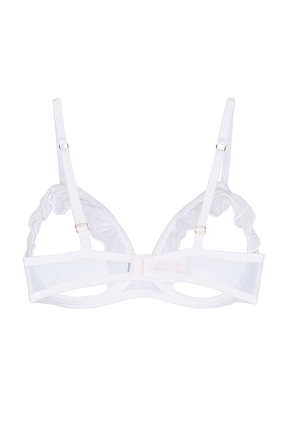 view 2 of 2 Odette Open Cup Bra in Blanc