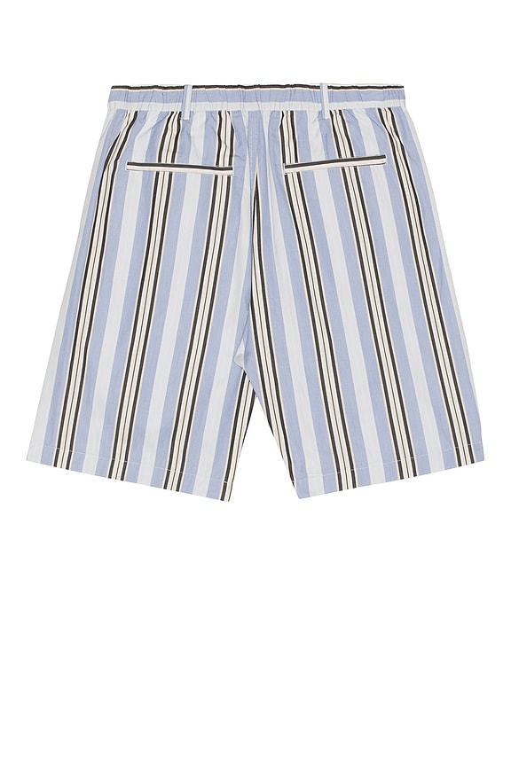 view 2 of 4 Hugh Shorts in Blue Multi Stripe