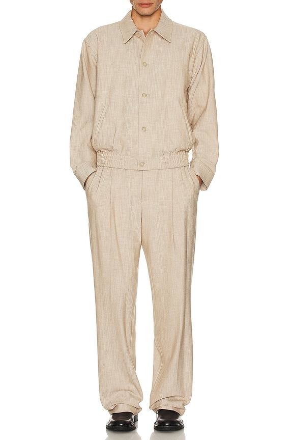 view 2 of 4 Archibald Blouson Shirt Jacket in Natural Linen