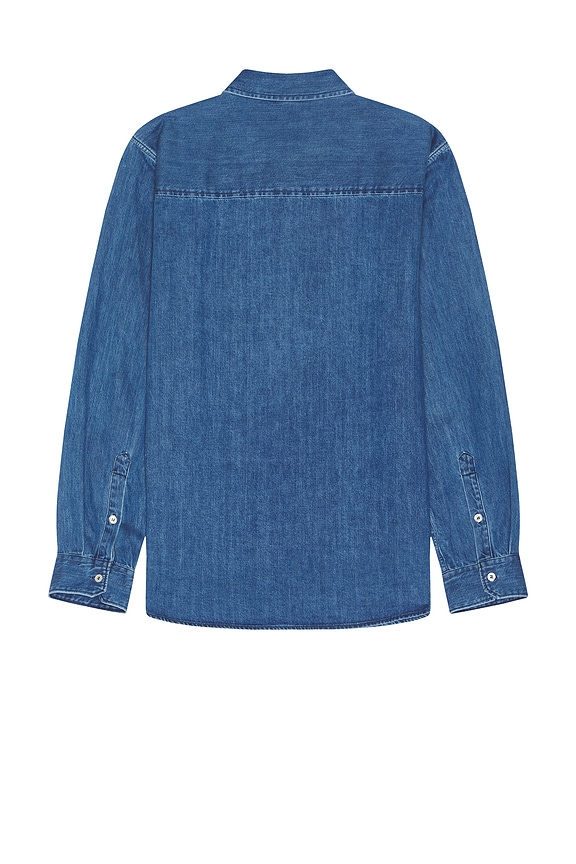 view 2 of 4 CHEMISE DWAYNE in Washed Chambray