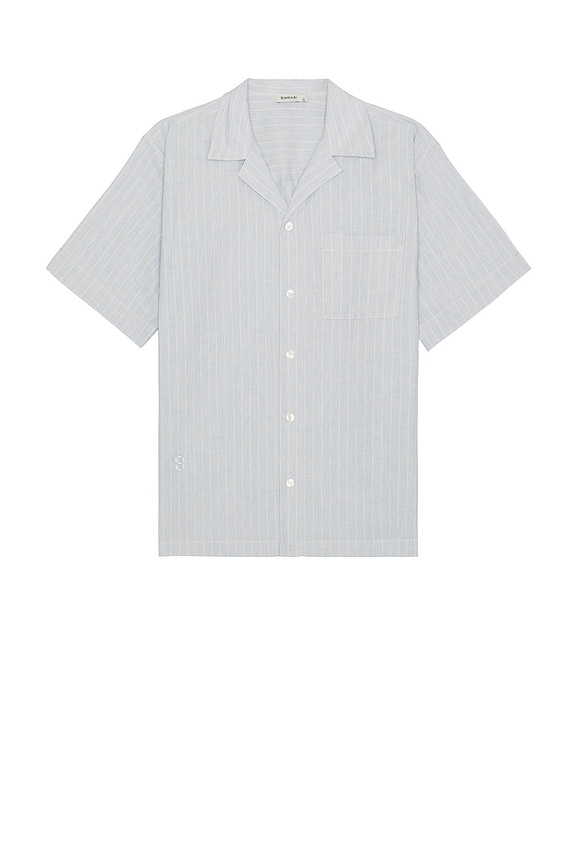 view 1 of 5 POE キャンプシャツ in Haze Stripe