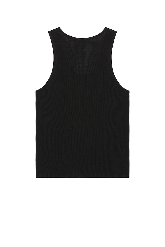 view 2 of 3 Ribbed Tank in Black