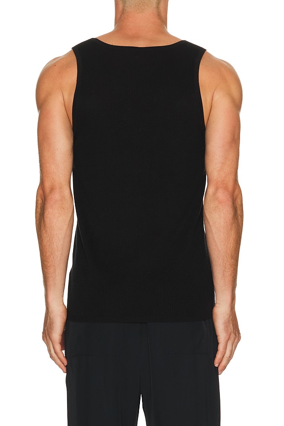 view 2 of 4 Idris Ribbed Tank in Black