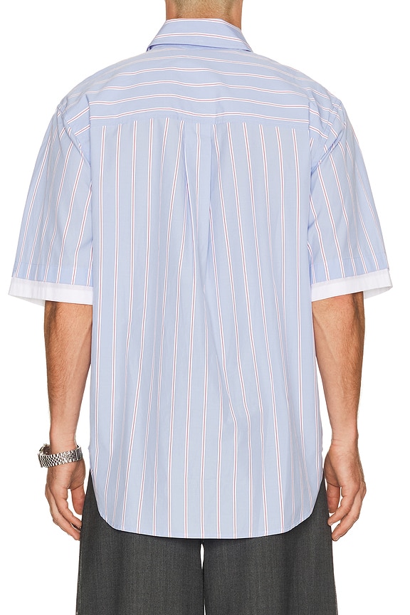 view 2 of 5 Steven Double Layer Shirt in Blubell Stripe