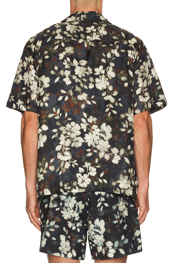 view 2 of 4 Casper Printed Silk Shirt in Floral Print