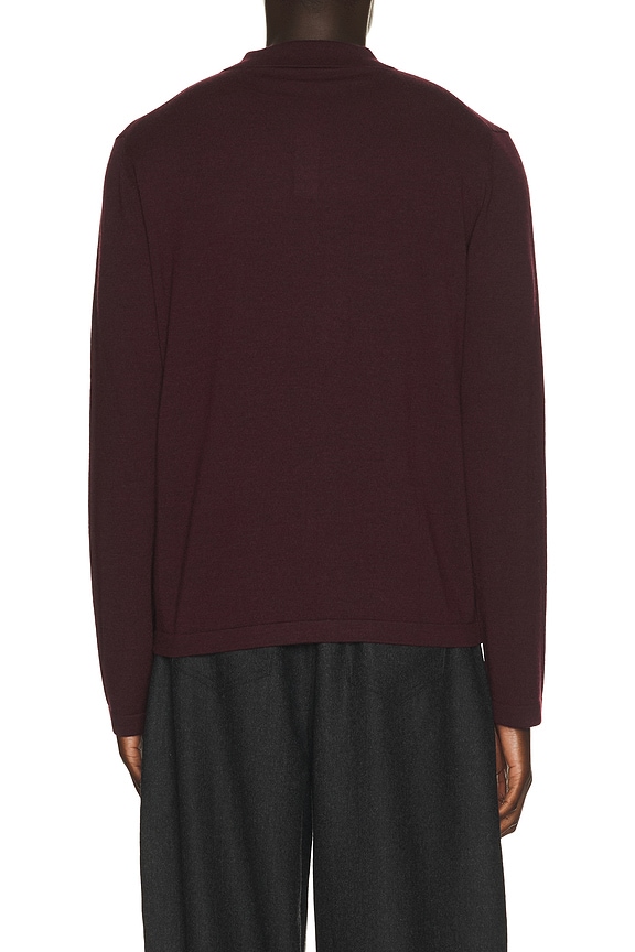 view 2 of 5 Reynolds Long Sleeve Polo in Fig