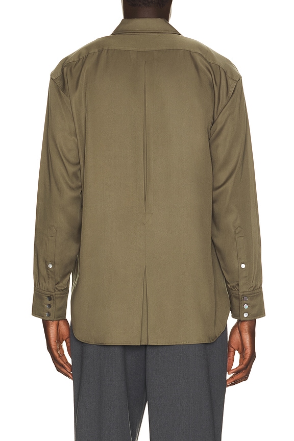 view 2 of 4 РУБАШКА CARTER REFINED WORKWEAR in Dark Olive