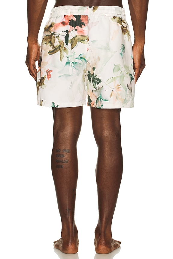 view 2 of 4 Lowell Swim Shorts in Ivory Watercolor Floral