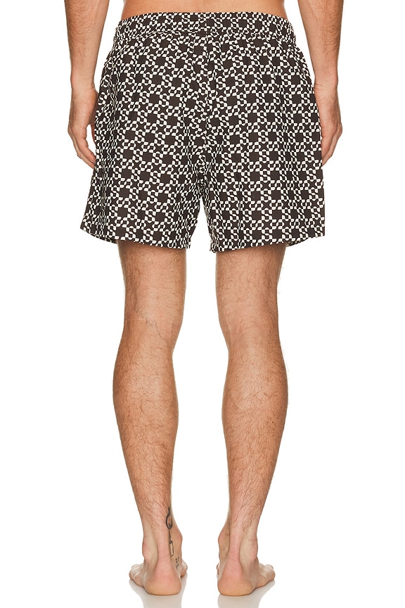 view 2 of 5 Malachi Swim Shorts in Chocolate Ivory
