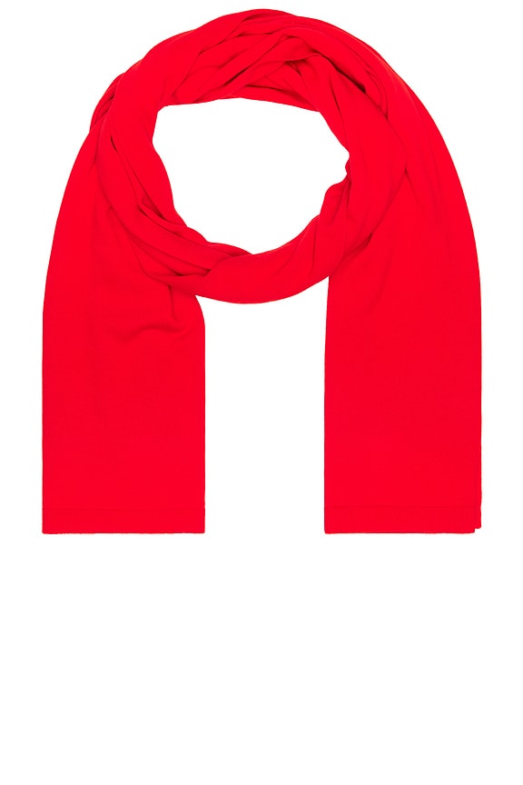 view 2 of 3 Wide Scarf in Vernis Red