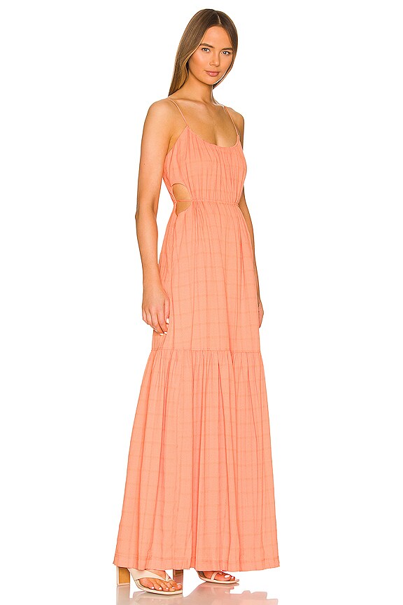 view 2 of 4 МАКСИ ПЛАТЬЕ LISA in Papaya