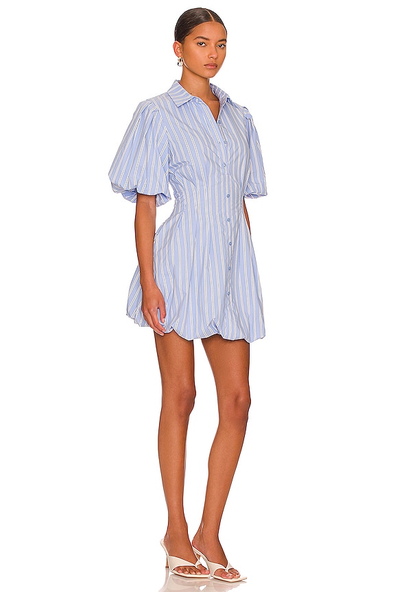 view 2 of 3 ROBE COURTE CLEO in Classic Blue Stripe