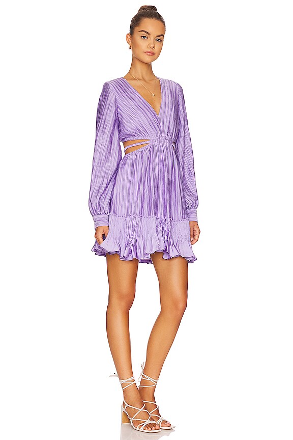 view 2 of 3 Londyn Cut Out Mini Dress in Lavender