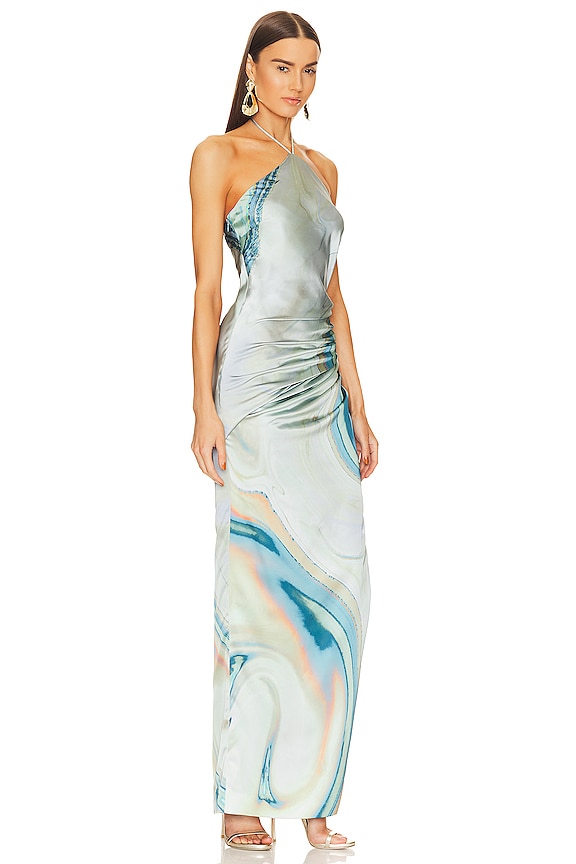 view 2 of 4 VESTIDO HANSEL in Laguna Marble Print