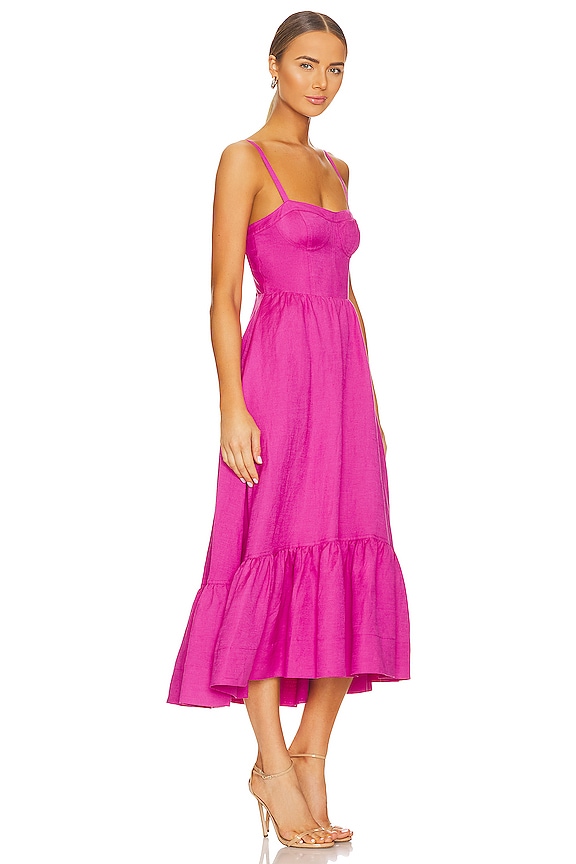 view 2 of 3 VESTIDO KITZIA in Dragon Fruit