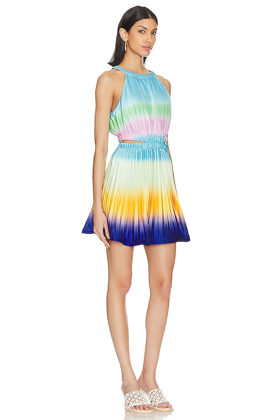 view 2 of 3 ROBE COURTE BRAELYNN in Capri Ombre