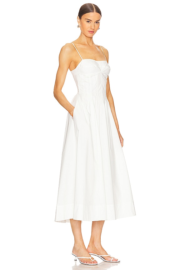 view 2 of 3 Kittiya Midi Dress in White