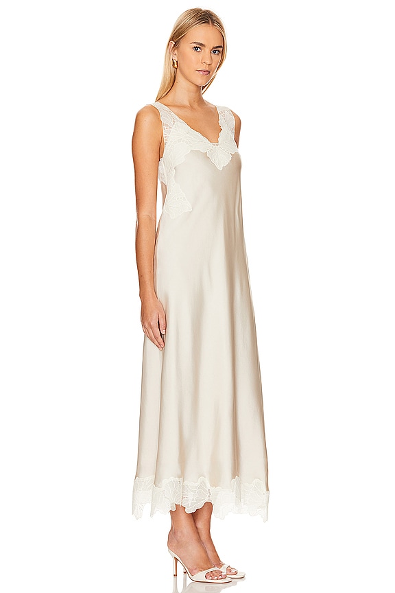 view 2 of 3 Gwynn Midi Dress in Champagne