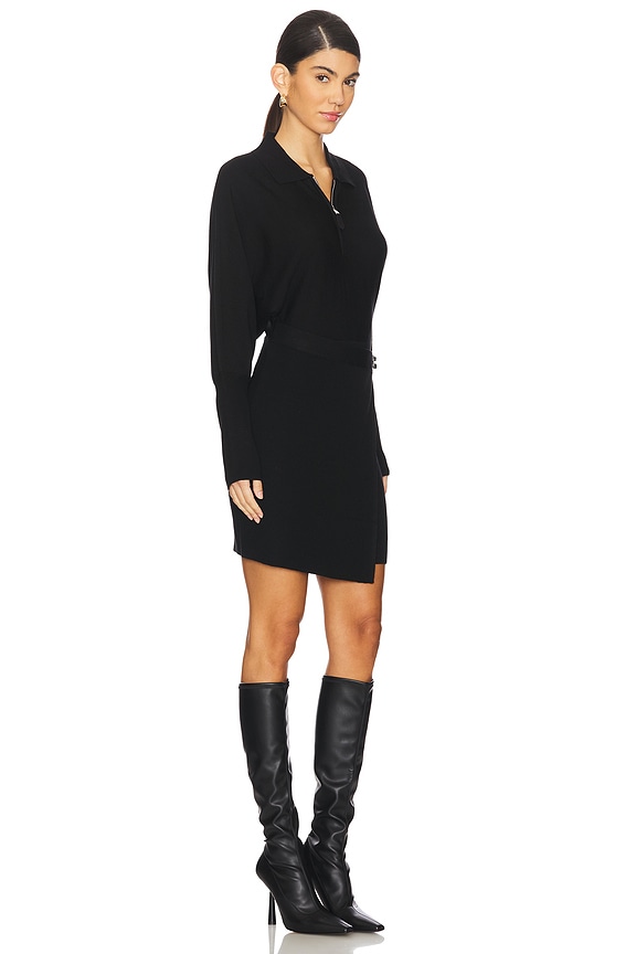 view 2 of 4 Harvey Longsleeve Mini Dress in Black