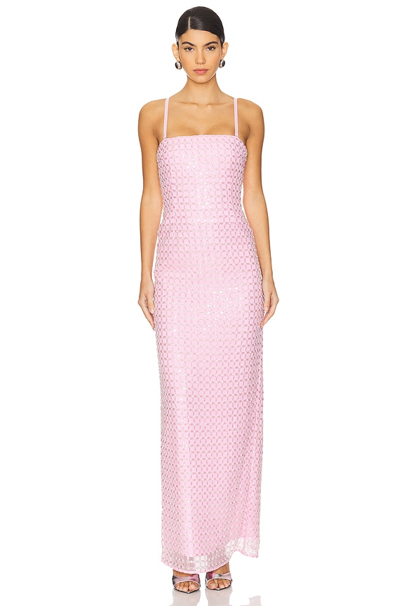 view 2 of 5 ROBE DE SOIRÉE FANTAISIE REIGN in Candy Pink