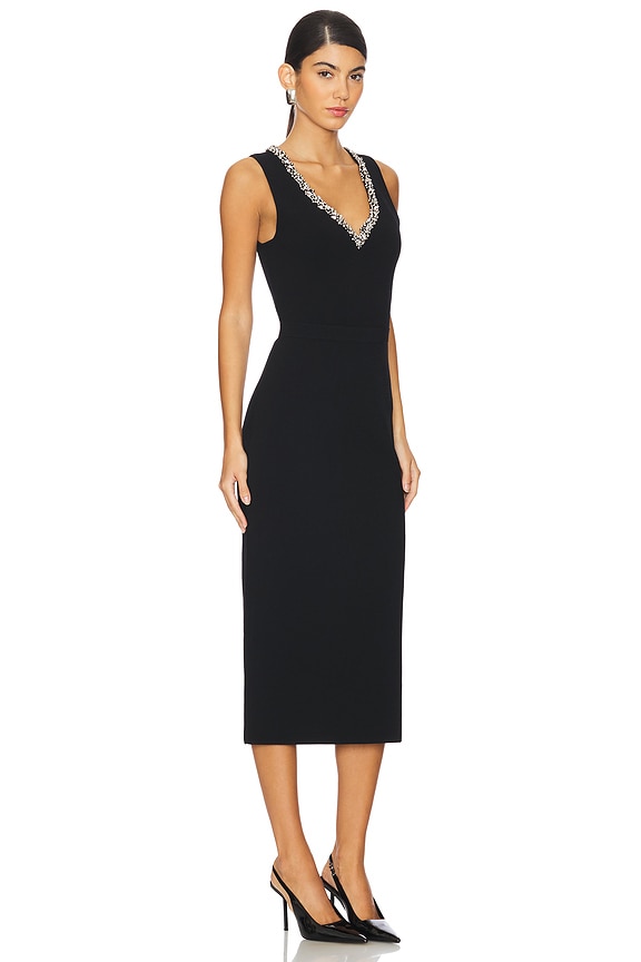 view 2 of 4 Khari Sleeveless Midi Dress in Black