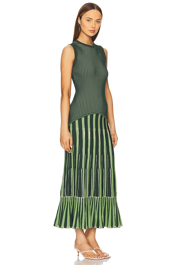 view 2 of 3 MAXI VESTIDO SIN MANGAS ZHANE in Botanical Mult