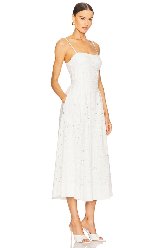 view 2 of 4 VESTIDO MIDI KITTIYA in White