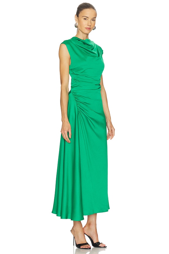bcbg kelly green dress SIMKHAI Burke Draped Mini in Bcbg maxazria