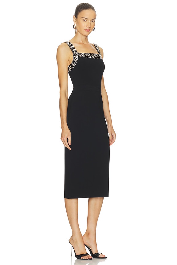 view 2 of 4 ROBE MI-LONGUE MAUDE in Black