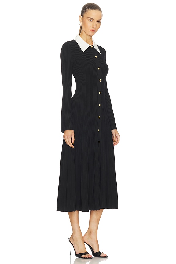 view 2 of 3 Philippa Long Sleeve Midi Dress in Black