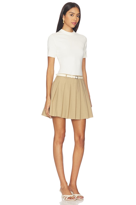 view 2 of 3 Abbie Short Sleeve Mini Dress in Cream Multi