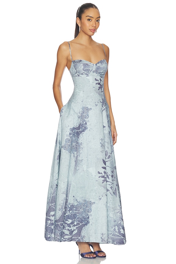 view 2 of 3 ROBE RUDIE in Sky Floral